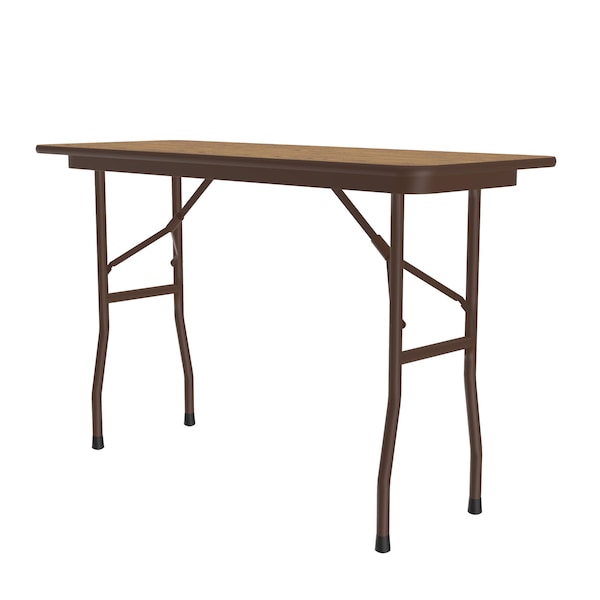 CF Melamine Folding Tables 18x48 Medium Oak